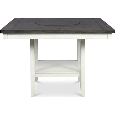 Fulton Counter Height Table with Lazy Susan