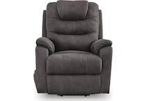 gunmetal fabric recliners   