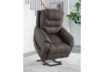 gunmetal fabric recliners   