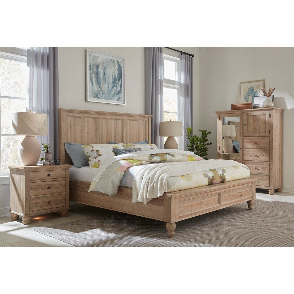 khaki bedroom   