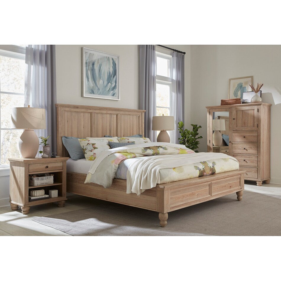 khaki bedroom   
