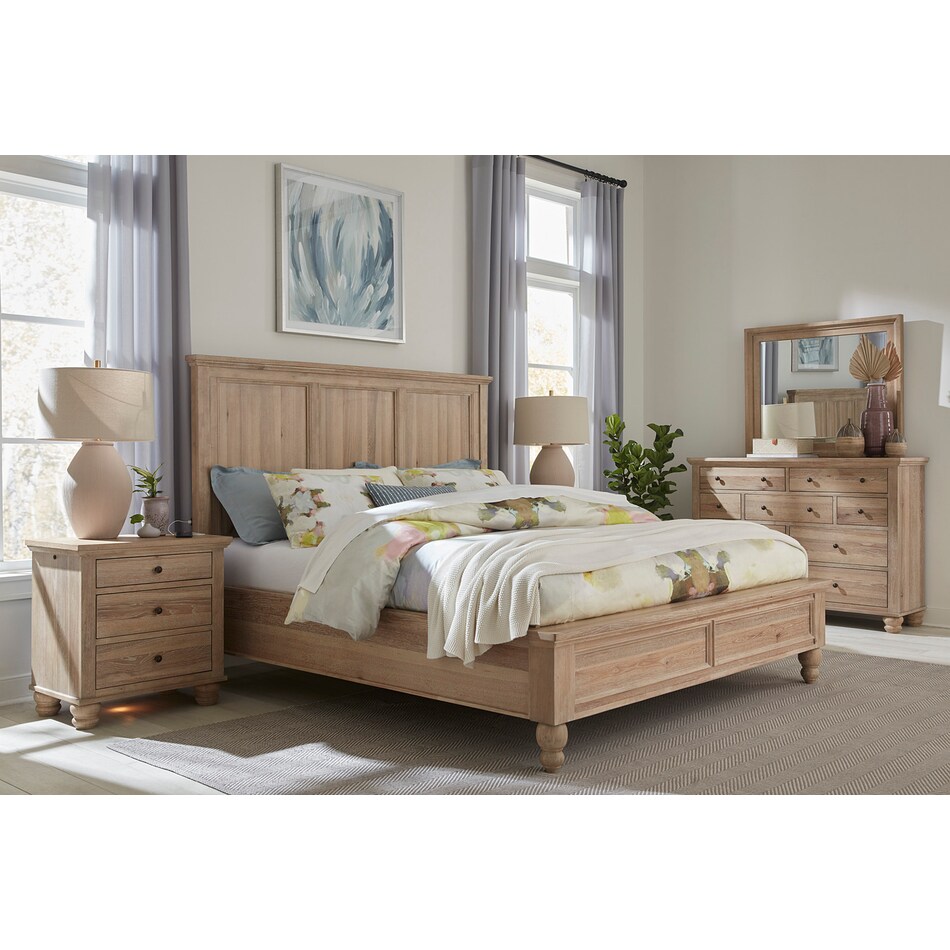 khaki bedroom   