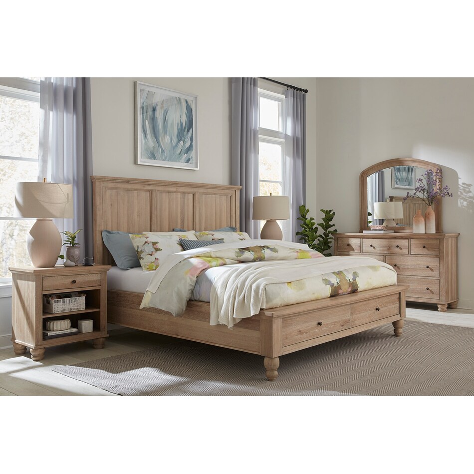 khaki bedroom   