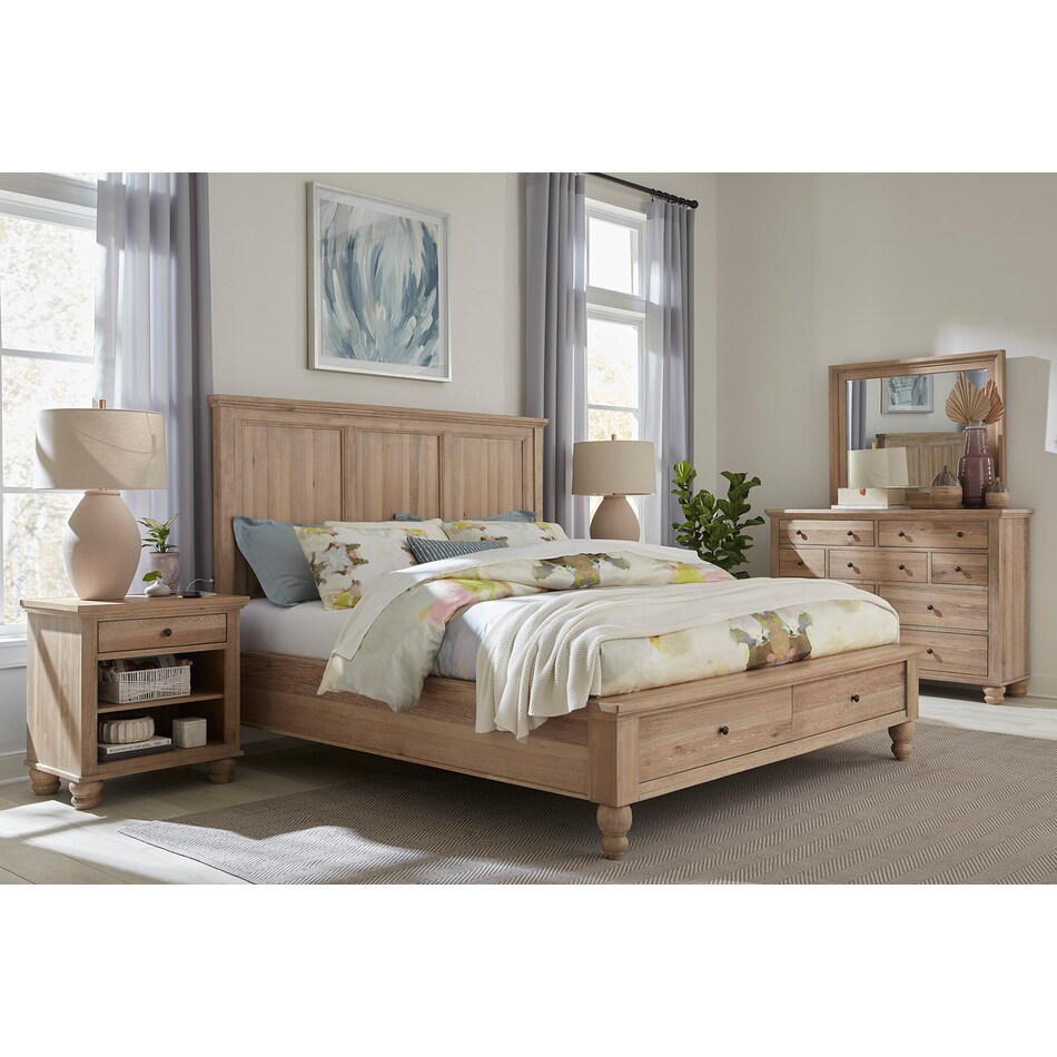 khaki bedroom   