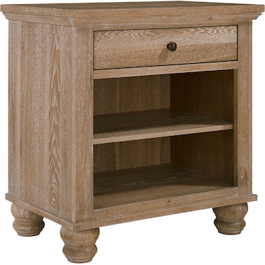 Cambridge 1 Drawer Nightstand - Modern Khaki