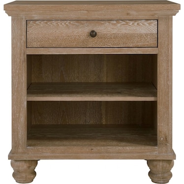 Cambridge 1 Drawer Nightstand - Modern Khaki