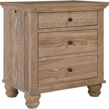 Cambridge Live 360 Nightstand - Modern Khaki