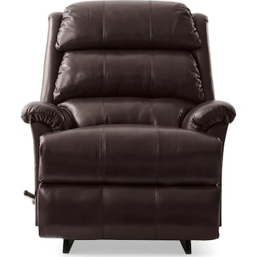 Leather Big Man Rocking Recliner