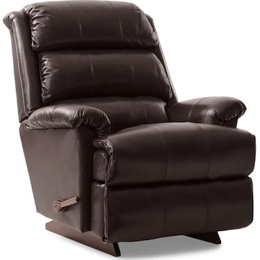 Leather Big Man Rocking Recliner