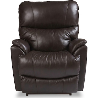 Power Leather Rocking Recliner with Power Headrest