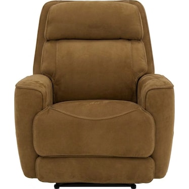 Power Leather Rocking Recliner w/ Zero Gravity, Power Headrest & Lumbar