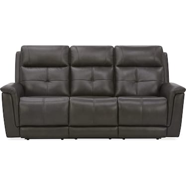 Leather Power Reclining Sofa