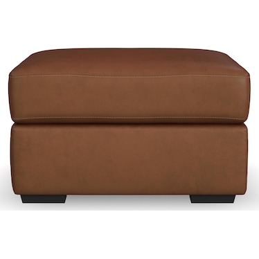 Leather Ottoman