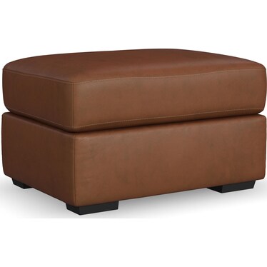 Leather Ottoman