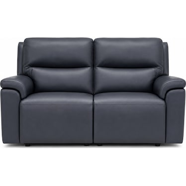 Power Reclining Leather Loveseat