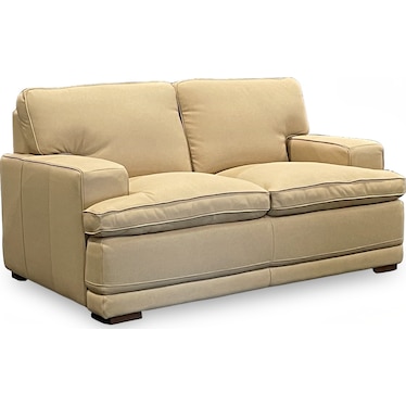 Leather Loveseat With Sound