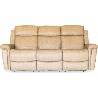 Leather Power Reclining Sofa