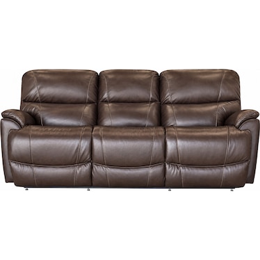 La-Z-Boy Leather Power Reclining Sofa w/  Power Headrest