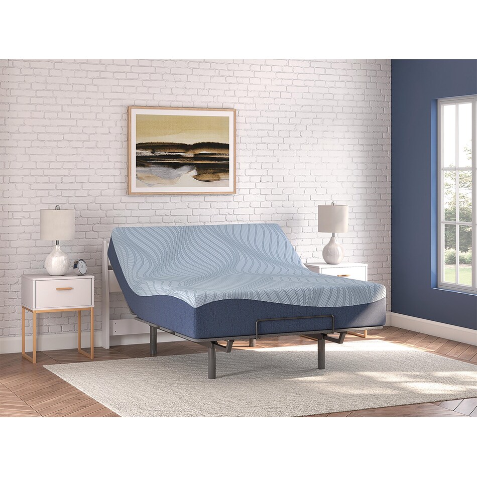 light blue bedding   