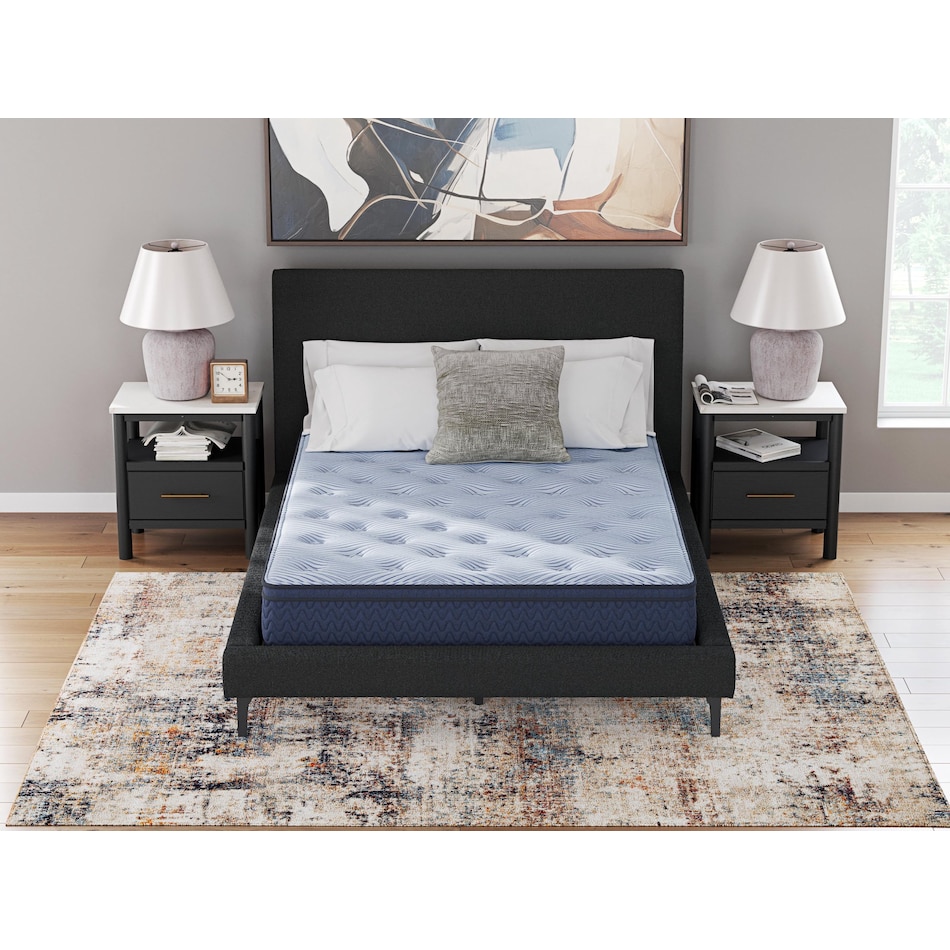light blue bedding   