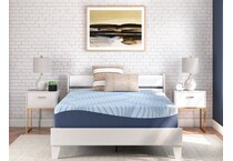 light blue bedding   