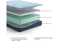 light blue bedding   