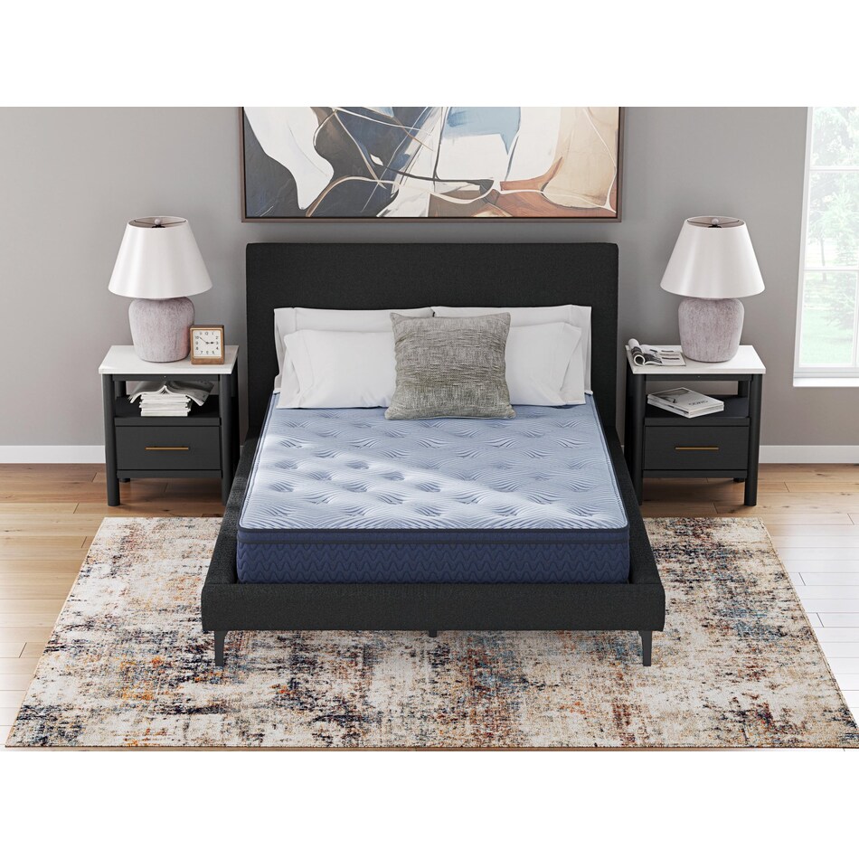 light blue bedding   