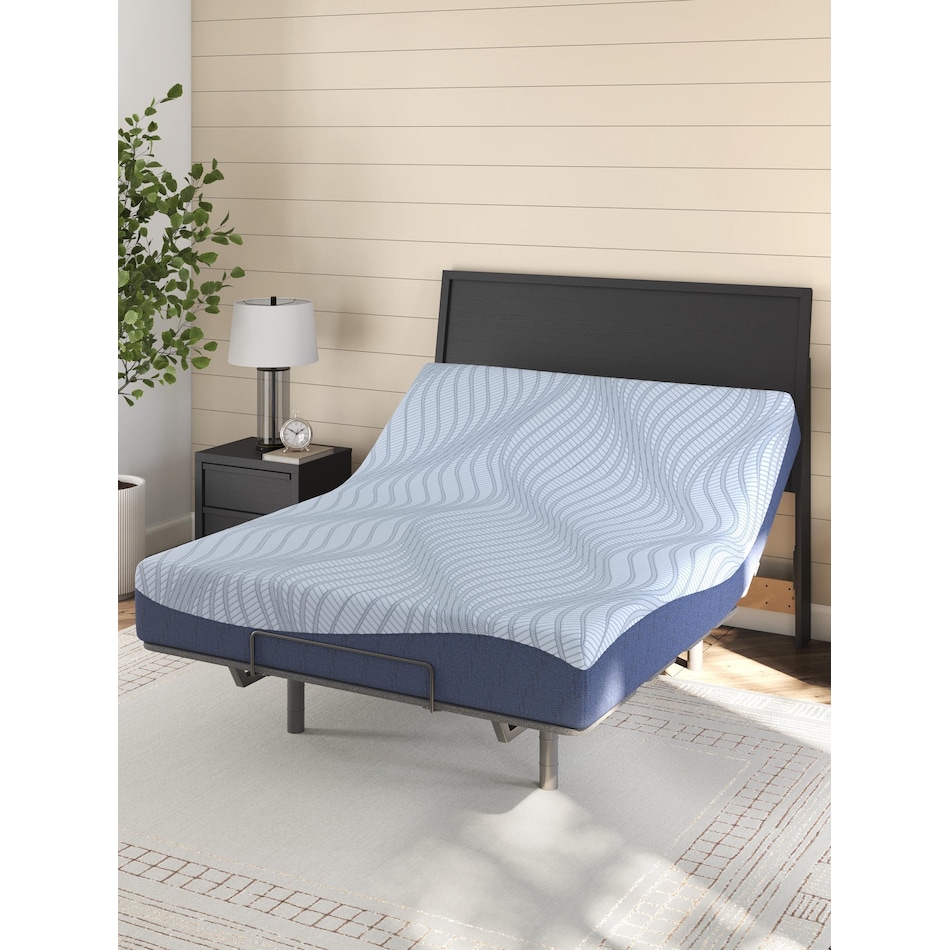 light blue bedding   