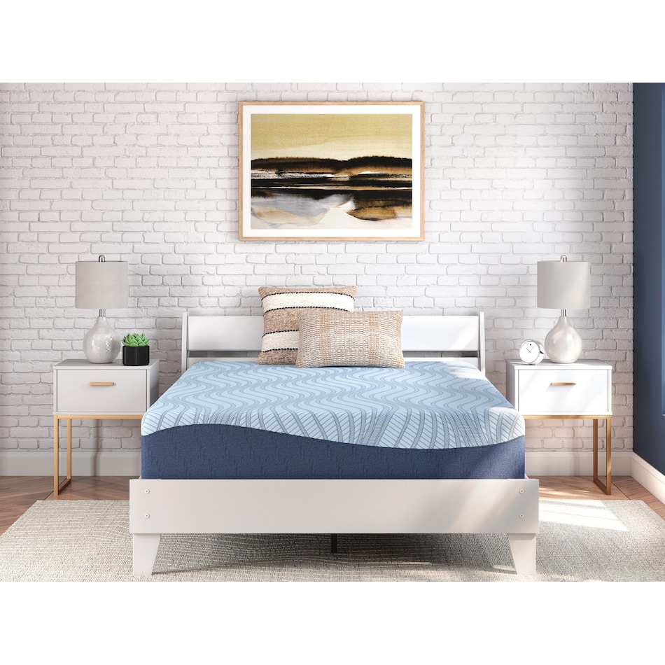 light blue bedding   