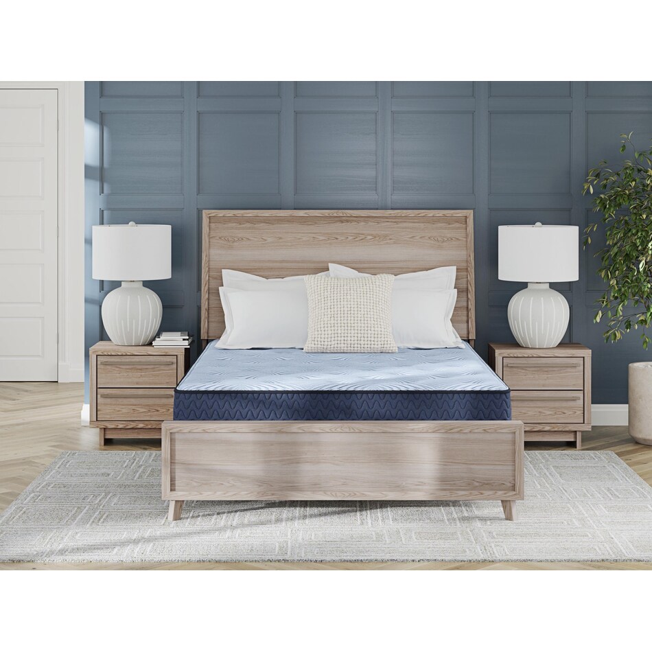 light blue bedding   