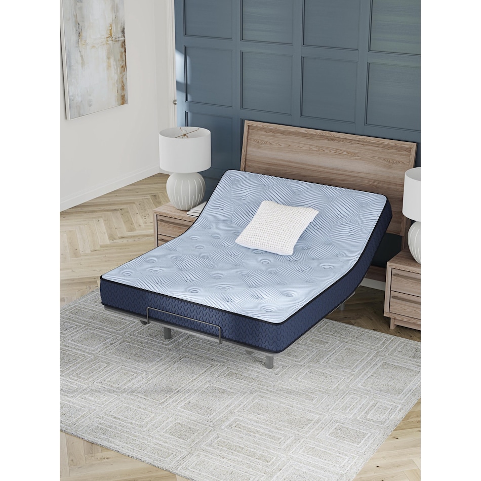light blue bedding   