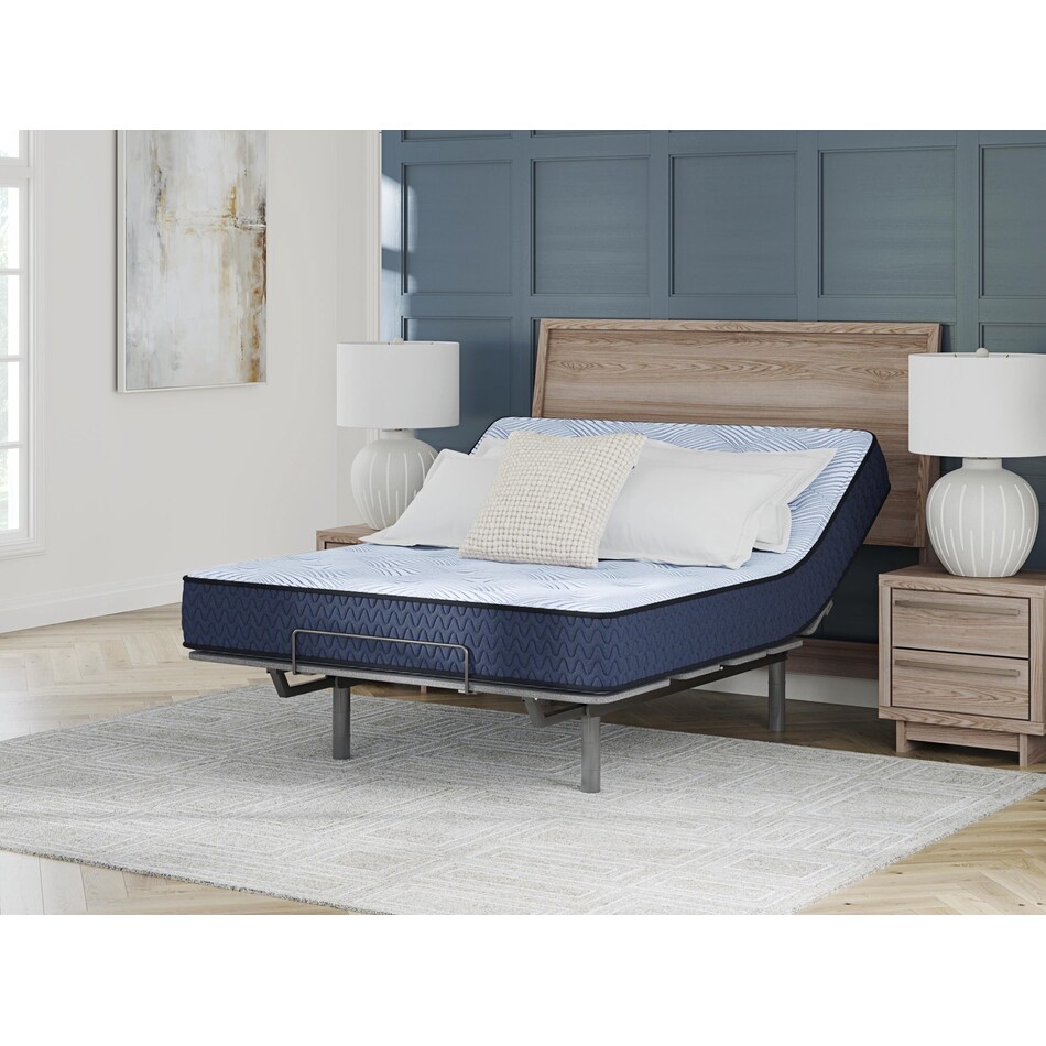 light blue bedding   