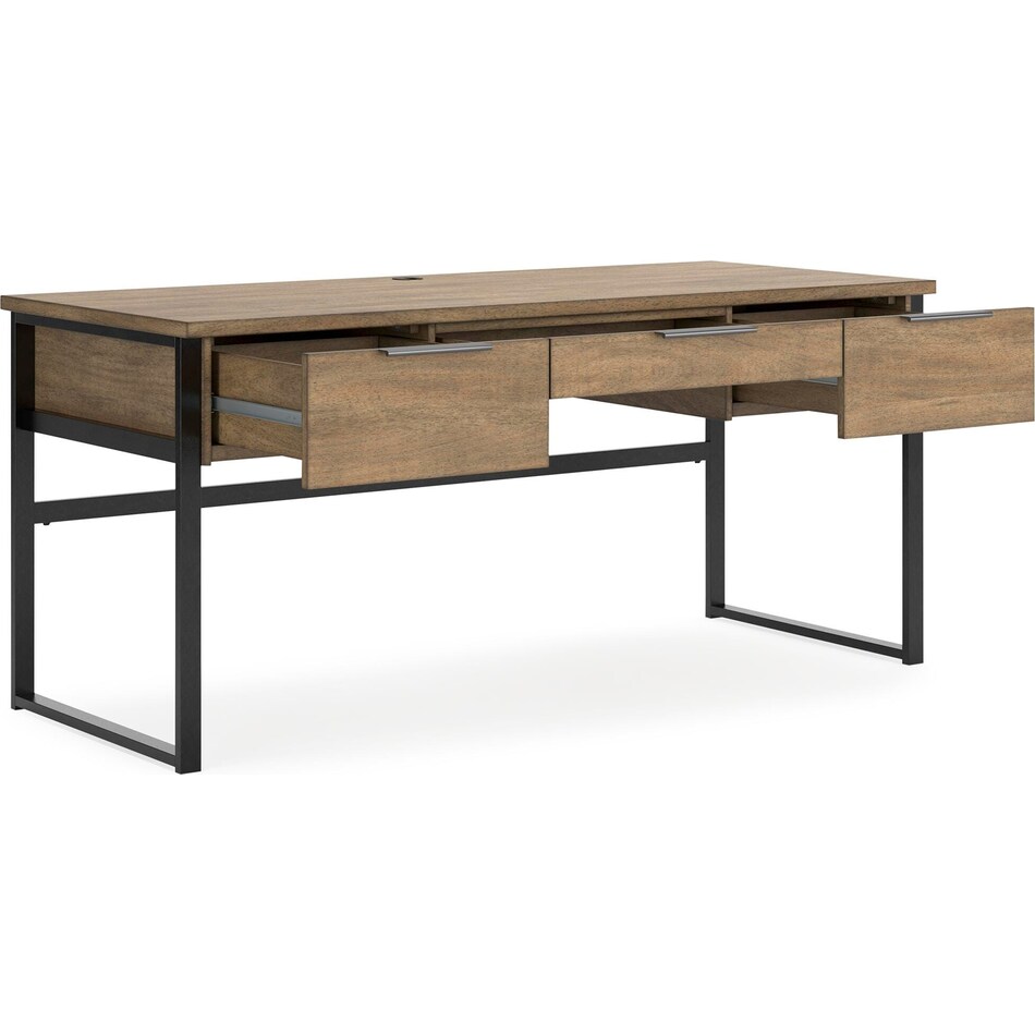 light brown accent desks   