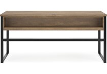 light brown accent desks   