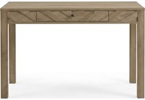 light brown accent desks   