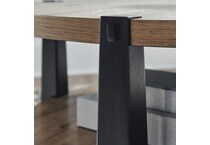 light brown black occasional tables   