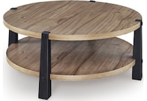 light brown black occasional tables   