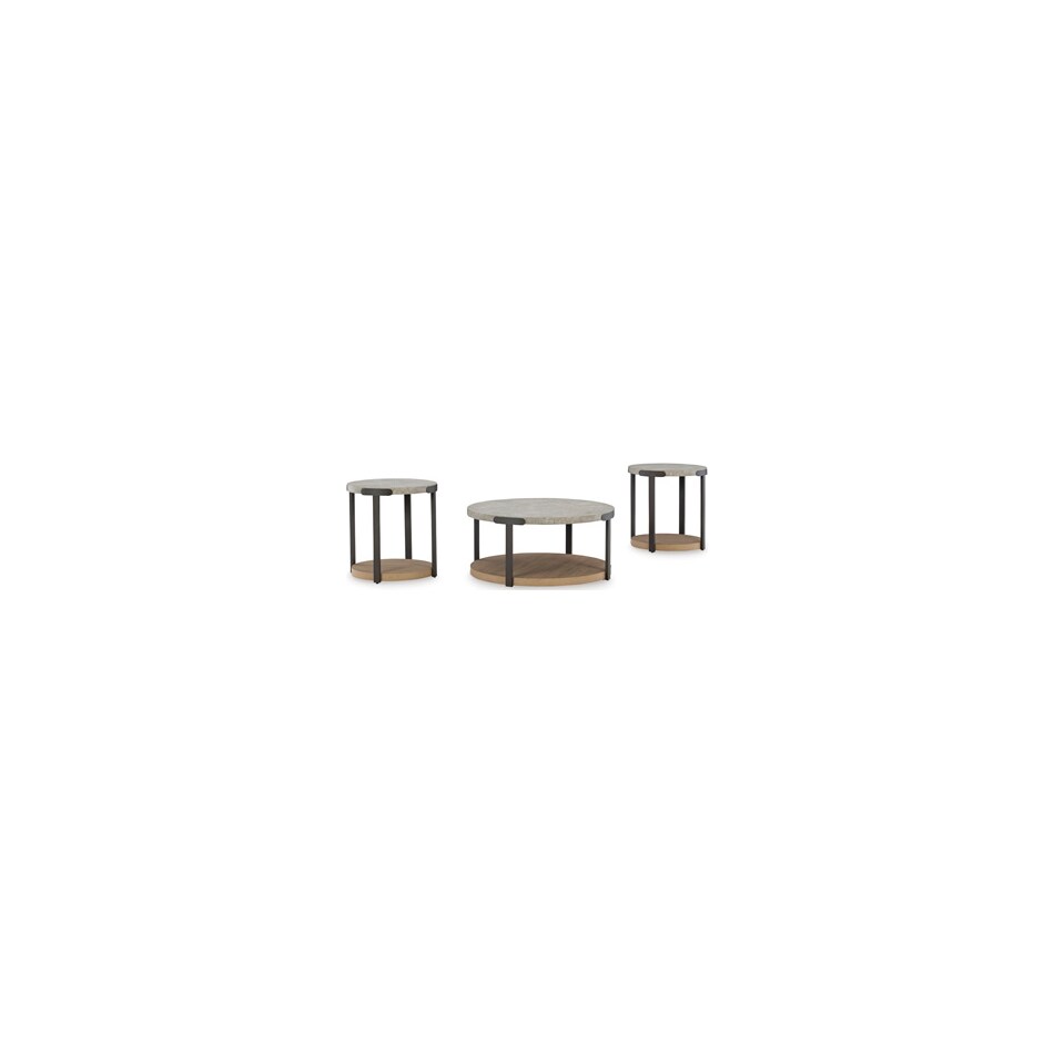 light brown occasional tables   