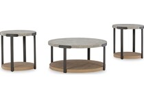 light brown occasional tables   
