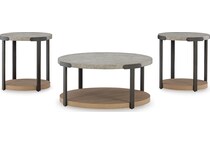 light brown occasional tables   