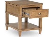 light brown occasional tables   