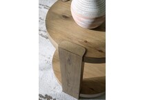 light brown occasional tables   