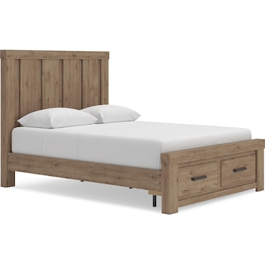 Oliandon Queen Panel Storage Bed