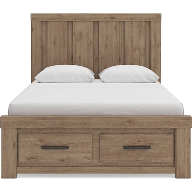Oliandon Queen Panel Storage Bed