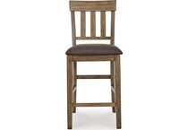 light brown pub tables bars and stools   