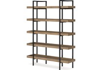 light brown wall units   