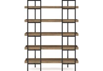 light brown wall units   