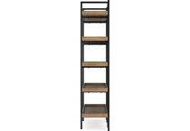 light brown wall units   