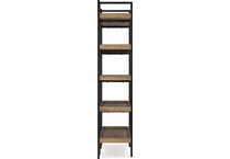light brown wall units   