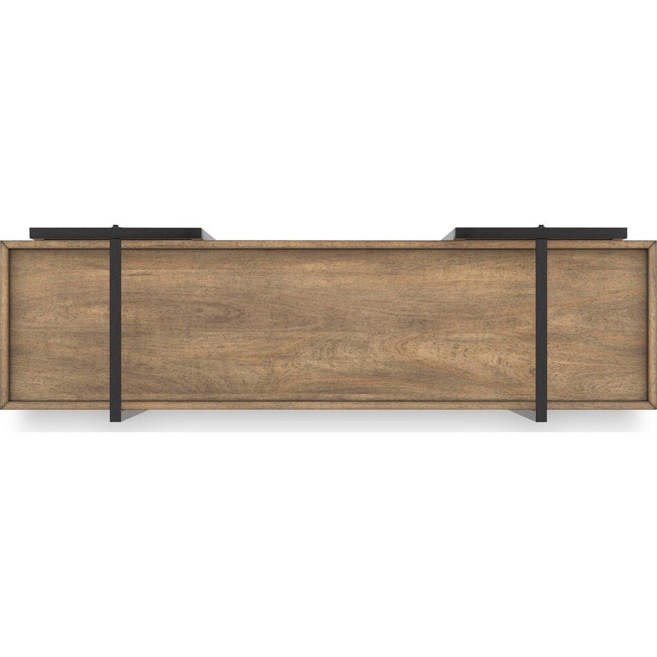 light brown wall units   